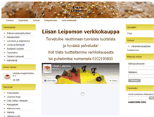 Tablet Screenshot of liisanleipomo.fi